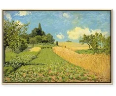 Artgeist Paveikslas - Alfred Sisley – Grain fields on the hills of Argenteuil