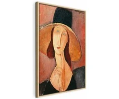 Artgeist Paveikslas - Amedeo Modigliani – Portrait of Jeanne Hebuterne in a Large Hat