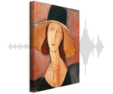 Artgeist Paveikslas - Amedeo Modigliani – Portrait of Jeanne Hebuterne in a Large Hat