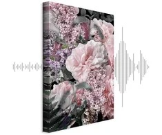 Artgeist Paveikslas - Among Flowers (1-part) - Blooming Plants in Nature's Colors