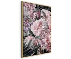 Artgeist Paveikslas - Among Flowers (1-part) - Blooming Plants in Nature's Colors