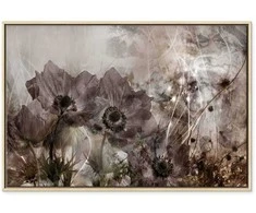 Artgeist Paveikslas - Anemones in Sepia (1 Part) Wide