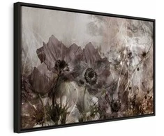 Artgeist Paveikslas - Anemones in Sepia (1 Part) Wide