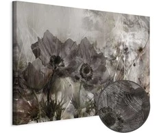 Artgeist Paveikslas - Anemones in Sepia (1 Part) Wide