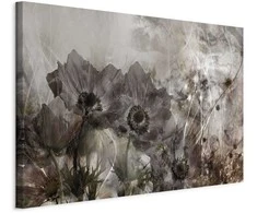 Artgeist Paveikslas - Anemones in Sepia (1 Part) Wide