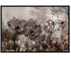 Artgeist Paveikslas - Anemones in Sepia (1 Part) Wide
