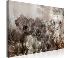 Artgeist Paveikslas - Anemones in Sepia (1 Part) Wide