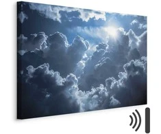 Artgeist Paveikslas - Animated Scenery: The Sun Battling with Clouds