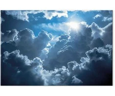 Artgeist Paveikslas - Animated Scenery: The Sun Battling with Clouds