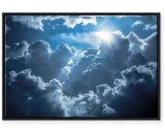 Artgeist Paveikslas - Animated Scenery: The Sun Battling with Clouds