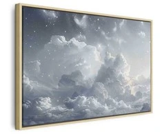 Artgeist Paveikslas - Astral Calm: Stars Scattered Over Delicate Clouds