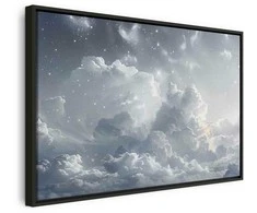 Artgeist Paveikslas - Astral Calm: Stars Scattered Over Delicate Clouds