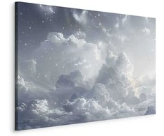 Artgeist Paveikslas - Astral Calm: Stars Scattered Over Delicate Clouds