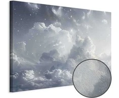 Artgeist Paveikslas - Astral Calm: Stars Scattered Over Delicate Clouds