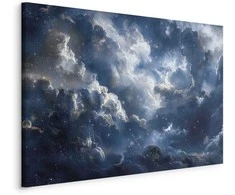 Artgeist Paveikslas - Astronomical Wonders: Clouds and Stars in Harmonious Combination