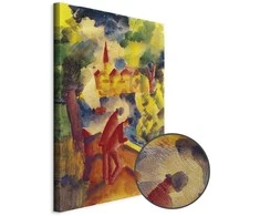 Artgeist Paveikslas - August Macke – Men on the Road by the Lake
