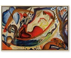 Artgeist Paveikslas - August Macke – Nackte Mädchen in der Barke