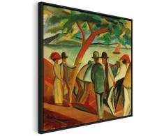 Artgeist Paveikslas - August Macke – Spaziergänger am See