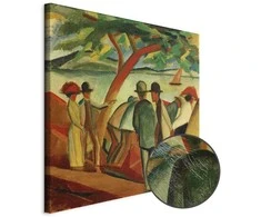 Artgeist Paveikslas - August Macke – Spaziergänger am See