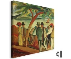 Artgeist Paveikslas - August Macke – Spaziergänger am See