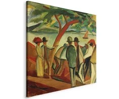Artgeist Paveikslas - August Macke – Spaziergänger am See
