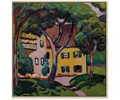Artgeist Paveikslas - August Macke – Staudacherhaus in Tegernsee
