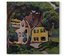 Artgeist Paveikslas - August Macke – Staudacherhaus in Tegernsee
