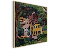 Artgeist Paveikslas - August Macke – Staudacherhaus in Tegernsee