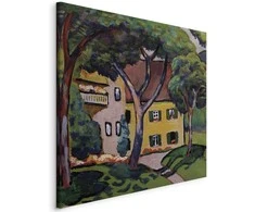 Artgeist Paveikslas - August Macke – Staudacherhaus in Tegernsee