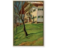 Artgeist Paveikslas - August Macke – Unser Häuschen in Tegernsee