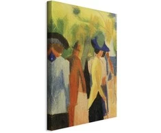 Artgeist Paveikslas - August Macke – Walker under trees (Walker in the park)