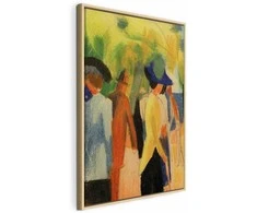 Artgeist Paveikslas - August Macke – Walker under trees (Walker in the park)