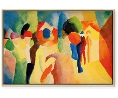 Artgeist Paveikslas - August Macke – With a Geltona Jacket