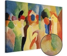 Artgeist Paveikslas - August Macke – With a Geltona Jacket