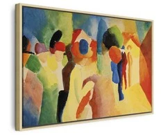 Artgeist Paveikslas - August Macke – With a Geltona Jacket