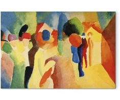 Artgeist Paveikslas - August Macke – With a Geltona Jacket