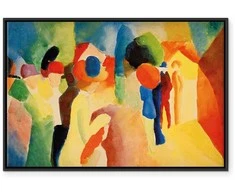 Artgeist Paveikslas - August Macke – With a Geltona Jacket