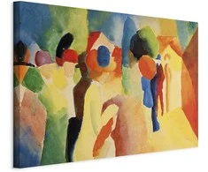 Artgeist Paveikslas - August Macke – With a Geltona Jacket