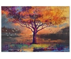 Artgeist Paveikslas - Autumn Sketches (1 Part) Wide