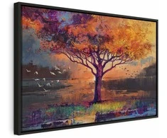 Artgeist Paveikslas - Autumn Sketches (1 Part) Wide