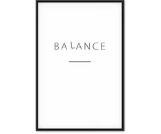 Artgeist Paveikslas - Balance of Words (1-part) - Juodas English Text on Baltas