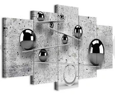 Artgeist Paveikslas - Balls and Concrete (5 Parts) Wide