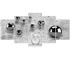 Artgeist Paveikslas - Balls and Concrete (5 Parts) Wide