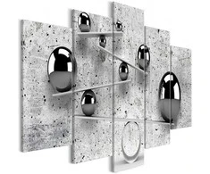 Artgeist Paveikslas - Balls and Concrete (5 Parts) Wide