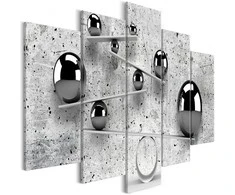 Artgeist Paveikslas - Balls and Concrete (5 Parts) Wide