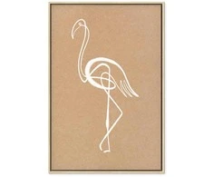 Artgeist Paveikslas - Baltas Flamingo (1 Part) Vertical