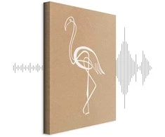 Artgeist Paveikslas - Baltas Flamingo (1 Part) Vertical