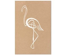 Artgeist Paveikslas - Baltas Flamingo (1 Part) Vertical