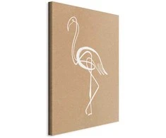 Artgeist Paveikslas - Baltas Flamingo (1 Part) Vertical