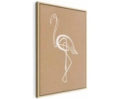 Artgeist Paveikslas - Baltas Flamingo (1 Part) Vertical